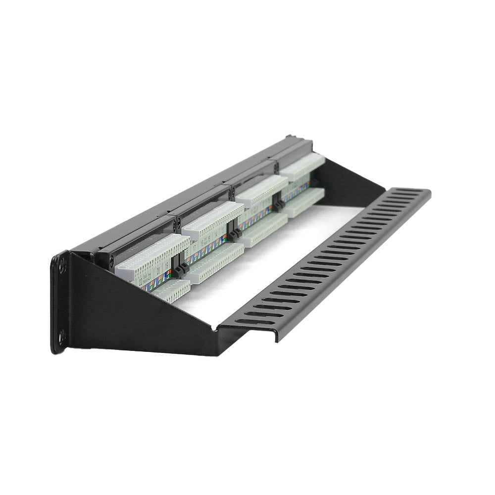 LINKBASIC PND24-UC6 Patch Panel 24 Puertos Cat6 S110 Negro