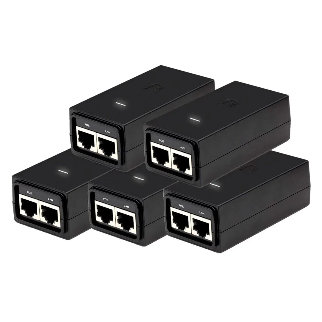 UBIQUITI POE-24-12W-5P 5-PACK Inyector PoE pasivo 24V 0.5A 12W