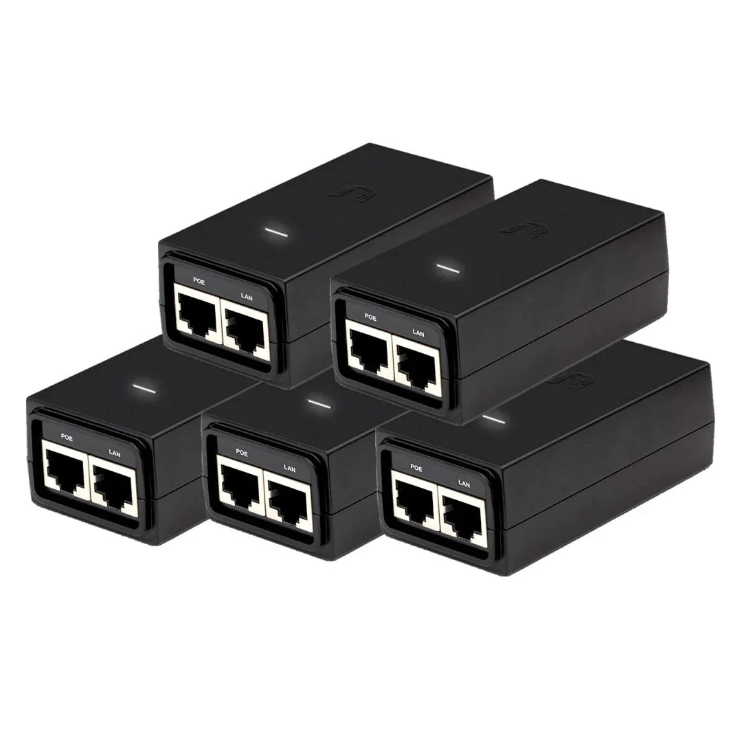 UBIQUITI POE-24-24W-5P 5-PACK Inyector PoE pasivo 24V 1A 24W