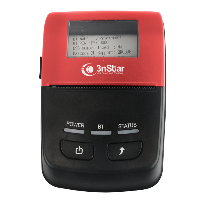 3NSTAR PPT205BT Impresora Termica de Recibos Portatil 1D 2D 58mm