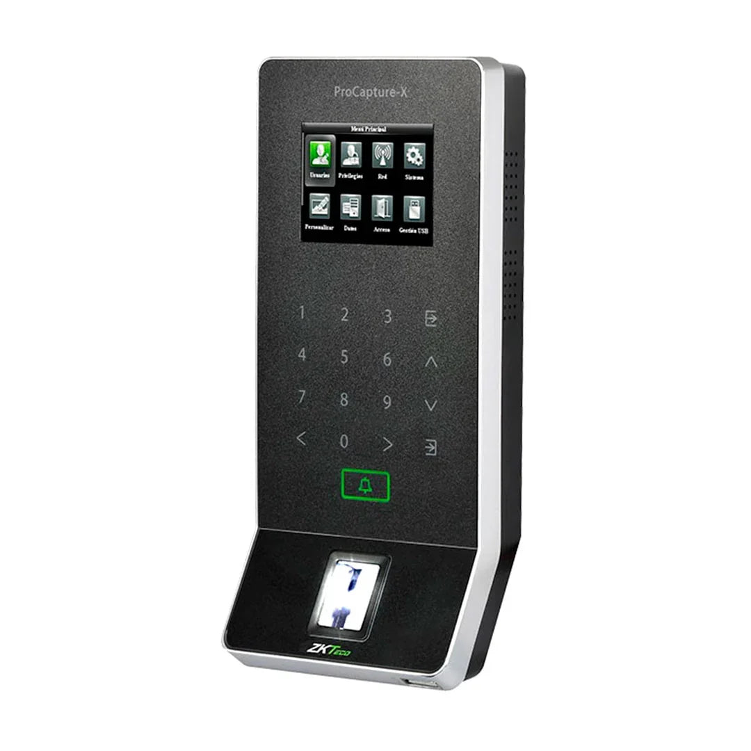 ZKTECO PROCAPTURE-X Control de Acceso PoE con Lector de Huella y Tarjeta