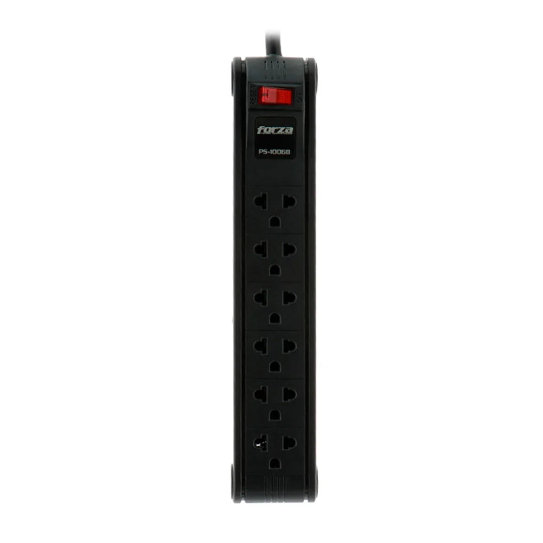 FORZA PS-1006B Regleta Supresor de Picos 1680W 6 tomas 220V