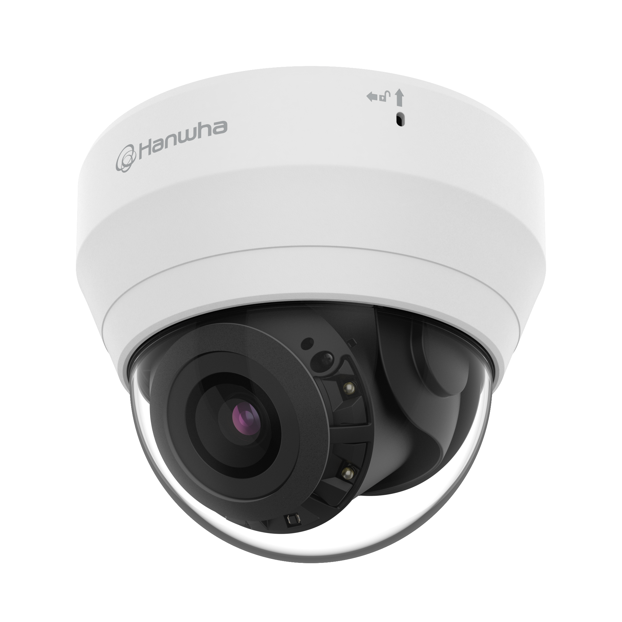 HANWHA VISION QND-6082R1 Camara de Seguridad IP 2MP PoE Lente Varifocal 3.2-10mm