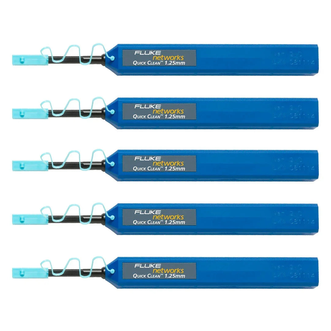 FLUKE QUICKCLEAN-1.25-5P Kit de limpieza Equipos fibra optica 1,5 mm