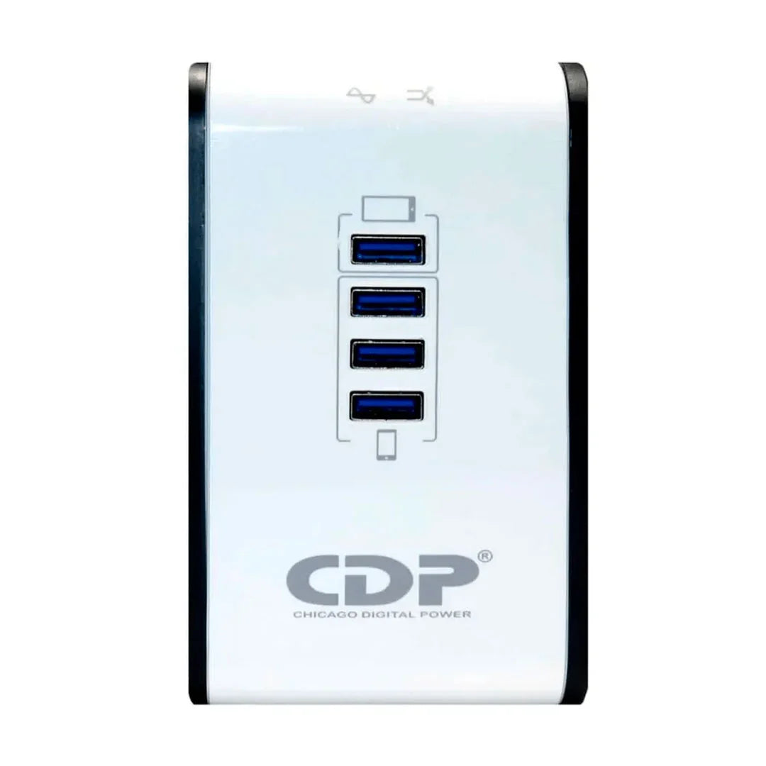 CDP R2CU-AVR1008I Estabilizador 1000V 500W 4USB 8 Salidas