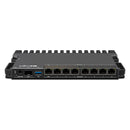 Roteador MIKROTIK RB5009UG+S+IN com 8 portas gigabit, um slot SFP+ e porta USB