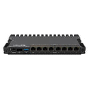 Roteador MIKROTIK RB5009UPr+S+IN com 8 portas gigabit PoE+ e 1 porta SFP+