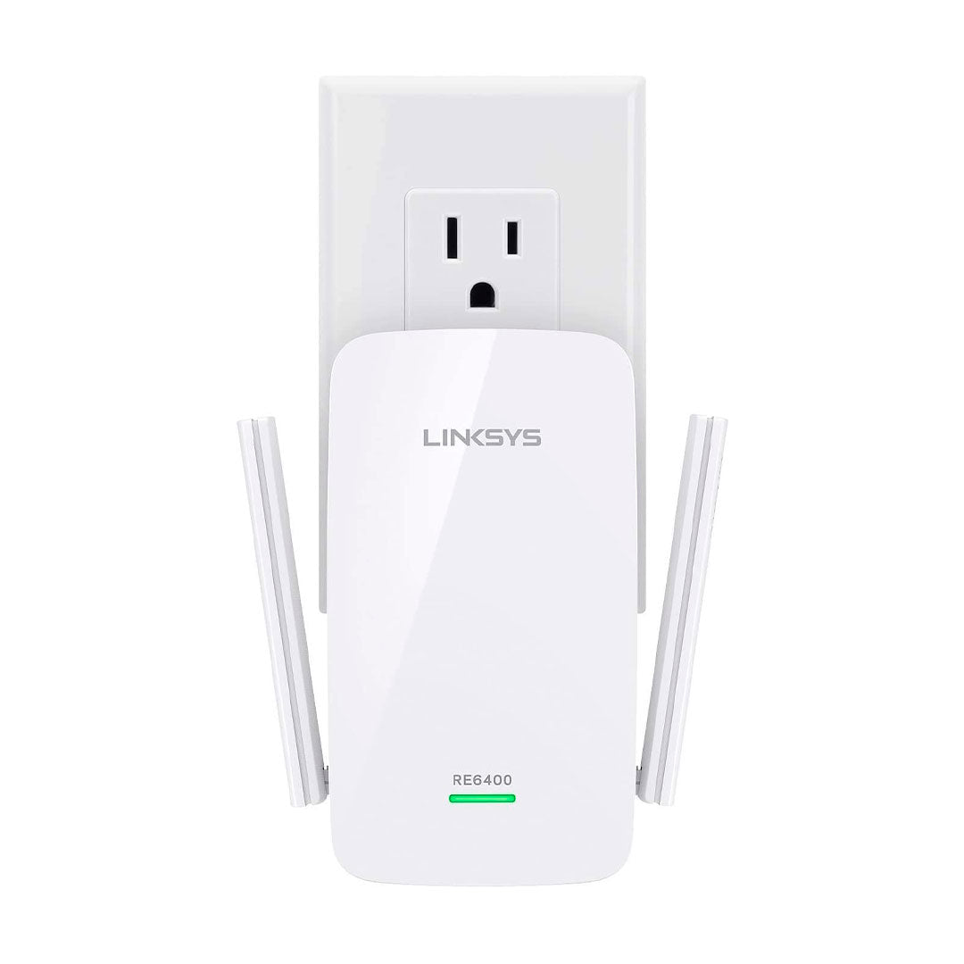 LINKSYS RE6400 Repetidor amplificador de WIFI AC1200 Doble Banda 2,5GHz y 5GHz
