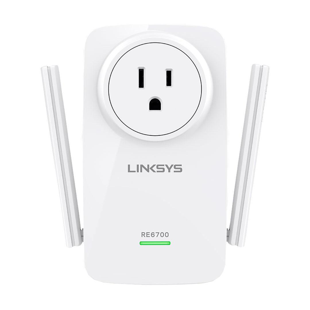 LINKSYS RE6700 Repetidor amplificador de WIFI Doble Banda AC1200 2.4 GHz y 5 GHz