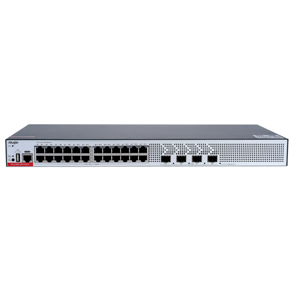 RUIJIE REYEE RG-CS83-24GT4XS Switch 24 Puertos Gb 4Uplinks 10G SFP+ L3