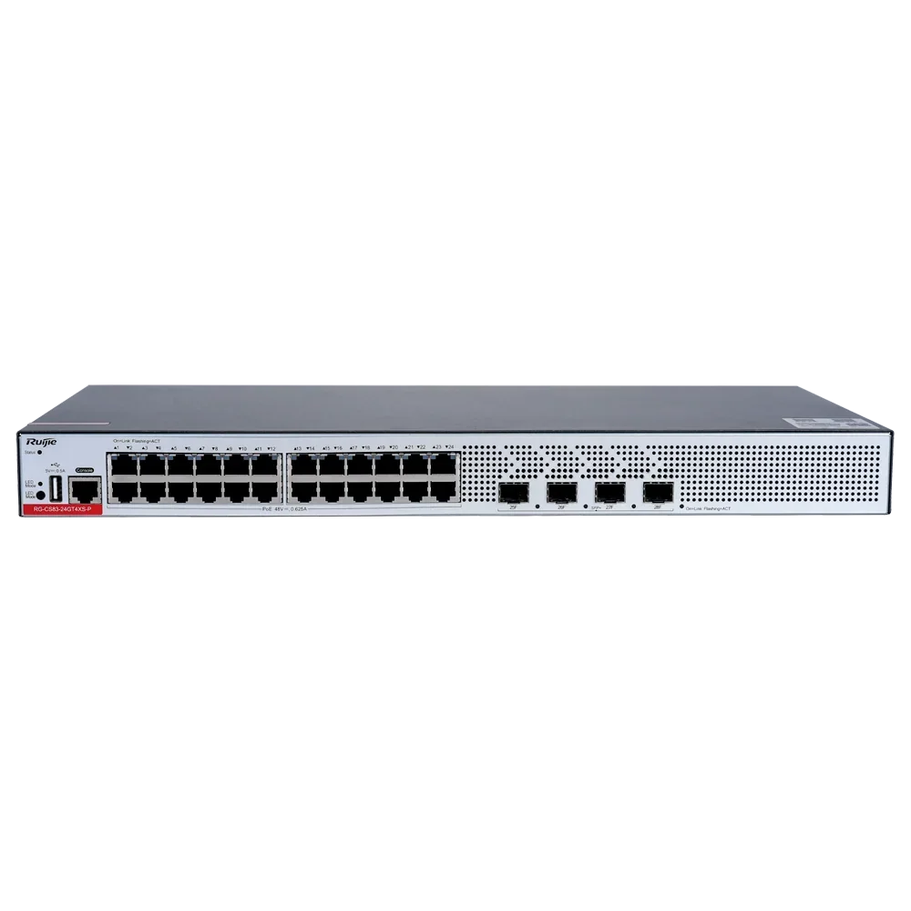 RUIJIE REYEE RG-CS83-24GT4XS Switch 24 Puertos Gb 4Uplinks 10G SFP+ L3