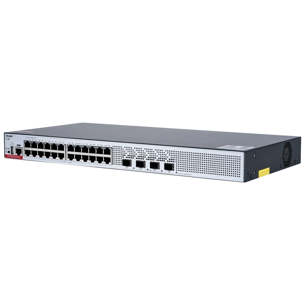 RUIJIE REYEE RG-CS83-24GT4XS Switch 24 Puertos Gb 4Uplinks 10G SFP+ L3