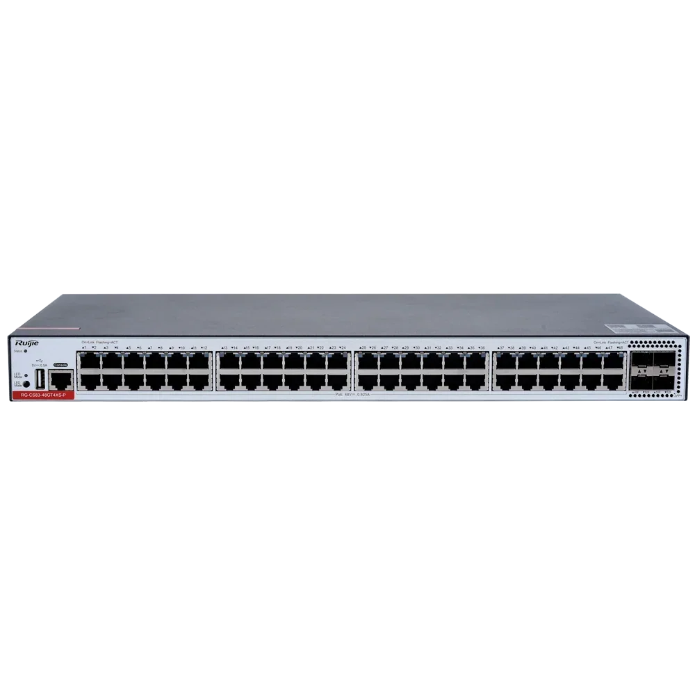 RUIJIE REYEE RG-CS83-48GT4XS-P Switch 48 Puertos Gb PoE+ 4Uplinks 10G L3