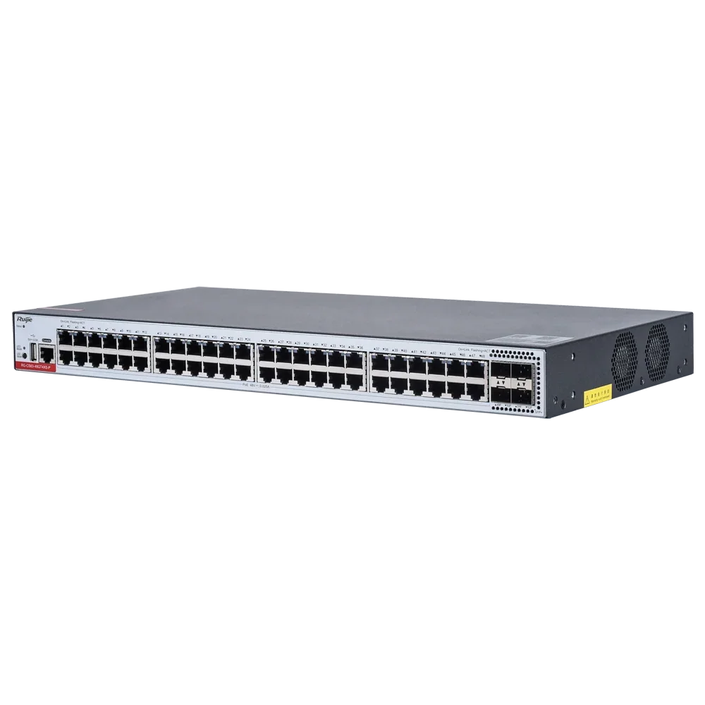 RUIJIE REYEE RG-CS83-48GT4XS-P Switch 48 Puertos Gb PoE+ 4Uplinks 10G L3