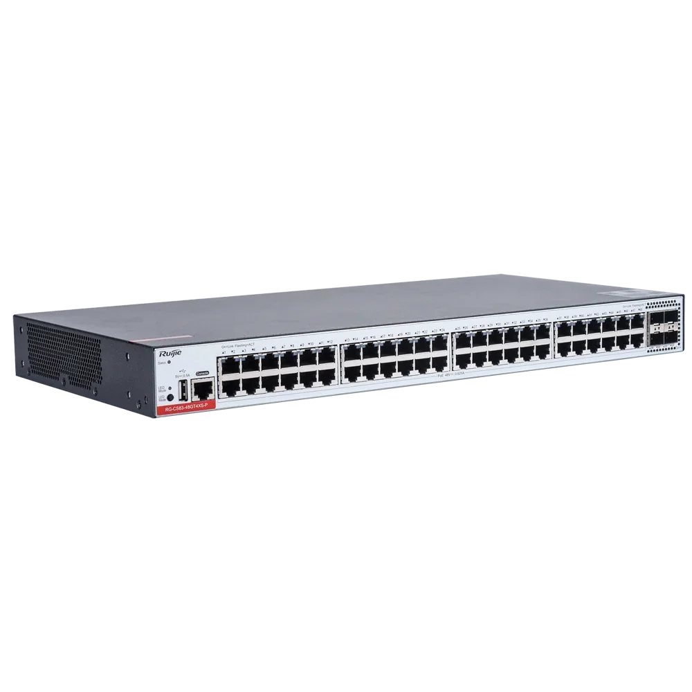 RUIJIE REYEE RG-CS83-48GT4XS-P Switch 48 Puertos Gb PoE+ 4Uplinks 10G L3