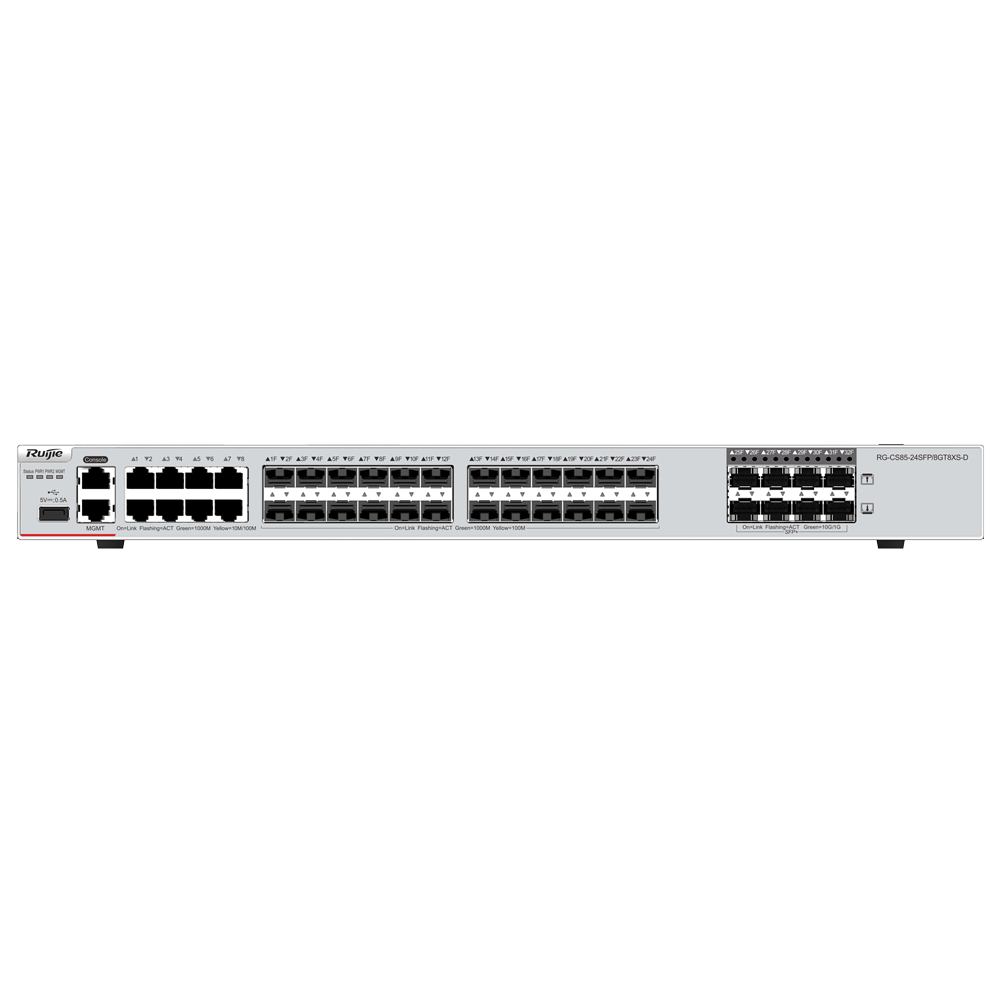 RUIJIE REYEE RG-CS85-24GT8XS-D Switch 24 Puertos Gb RJ45 8Uplinks 10G L3