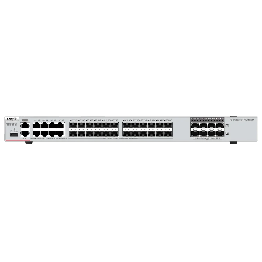 RUIJIE REYEE RG-CS85-24SFP-8GT8XS-D Switch 24 Puertos SFP+ 8RJ45 Gb 8Uplinks 10G L3