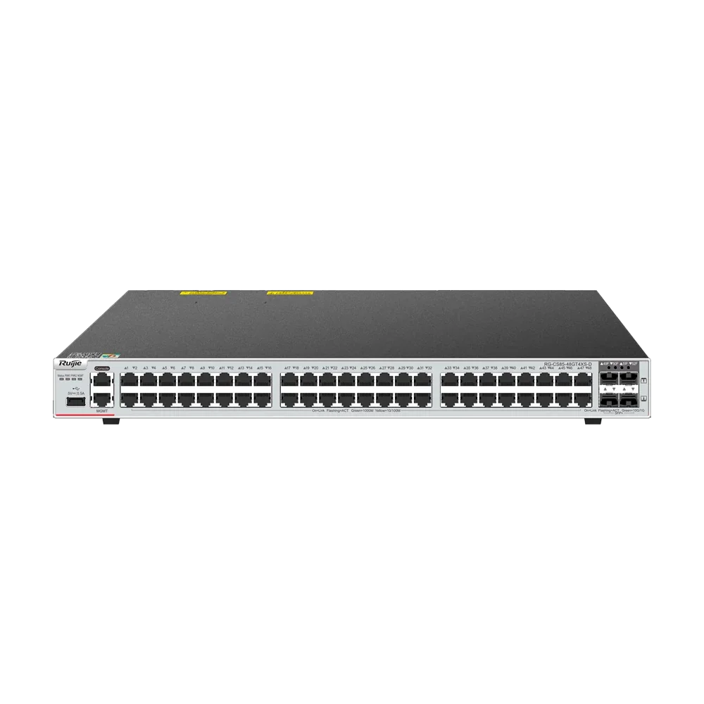 RUIJIE REYEE RG-CS85-48GT4XS-D Switch 48 Puertos Gb RJ45 4Uplinks 10G L3