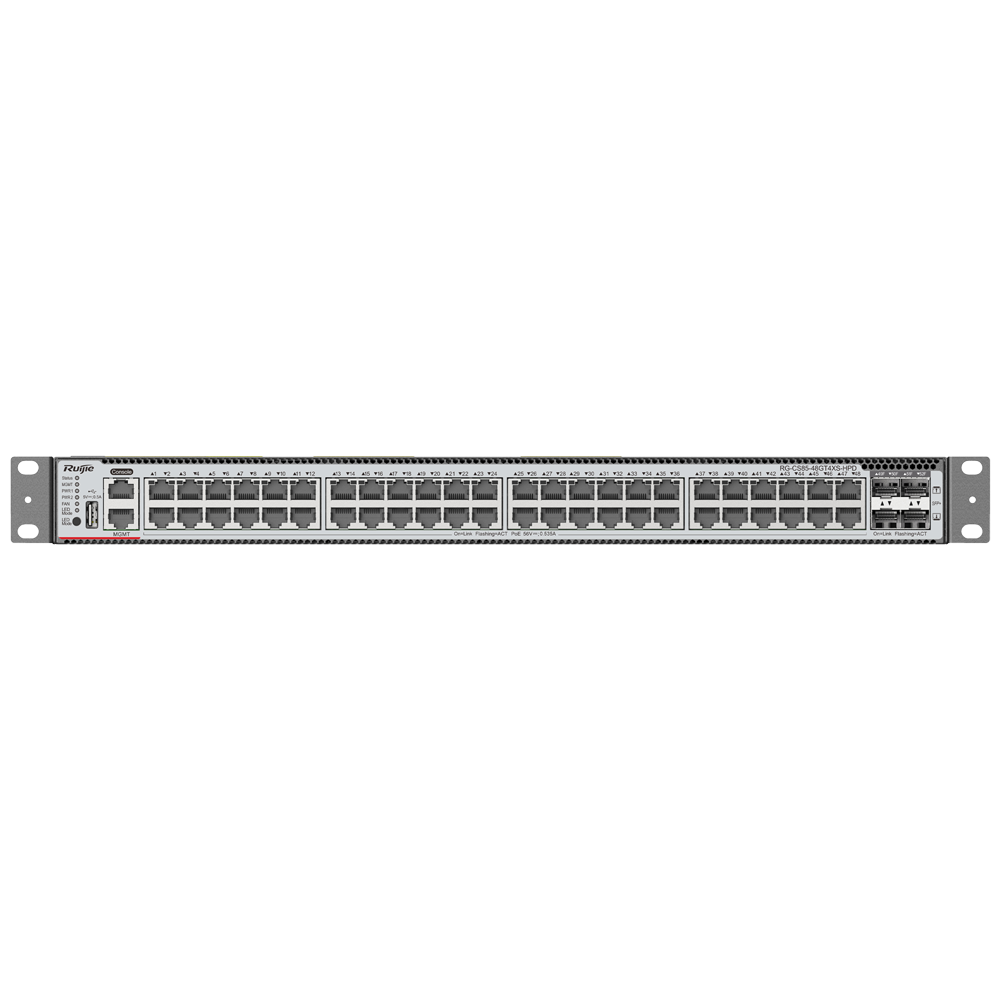 RUIJIE REYEE RG-CS85-48GT4XS-HPD Switch 48 Puertos Gb PoE++ 4Uplinks 10G L3