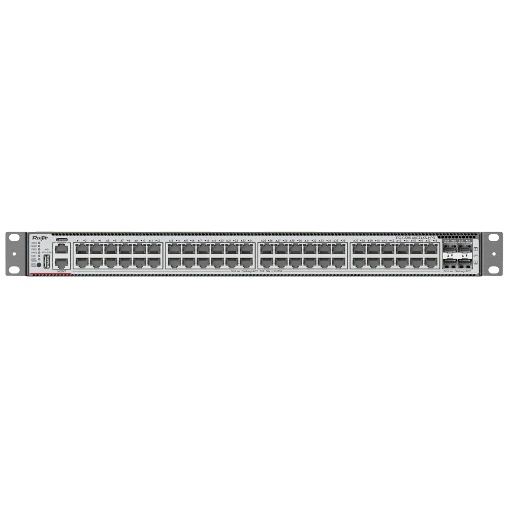 RUIJIE REYEE RG-CS85-48GT4XS-HPD Switch 48 Puertos Gb PoE++ 4Uplinks 10G L3