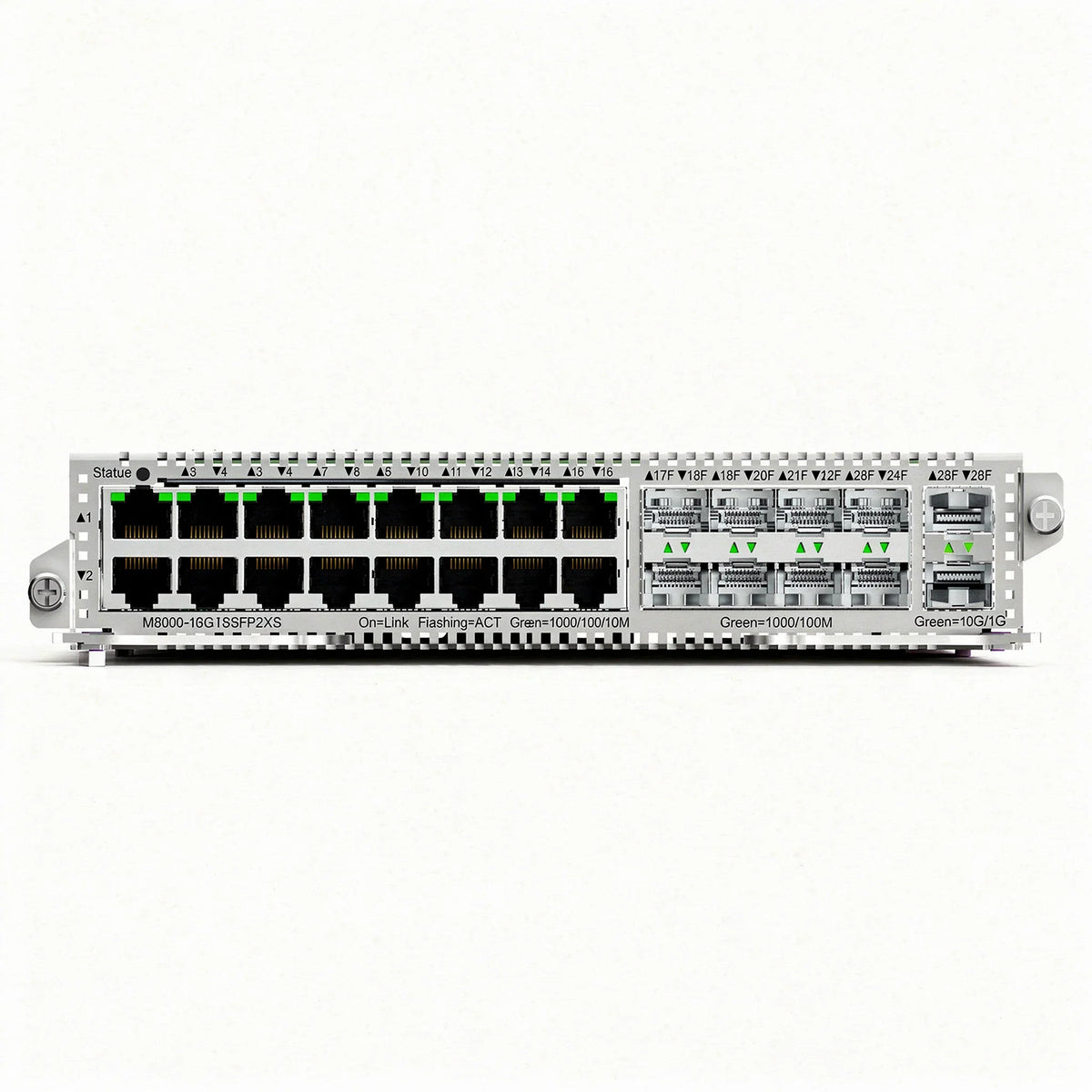RUIJIE REYEE RG-M6000-16SFP8GT2XS Tarjeta de Red 16SFP + 8 Puertos Gb Ethernet + 2SFP 10G para RG-NBS6002