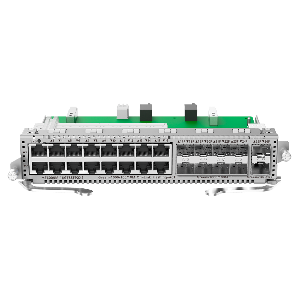 RUIJIE REYEE RG-MF6000M-16GT8SFP2XS E-Lighten Tarjeta Modular 16Gb 8SFP Gb 2SFP+ 10G para Switch