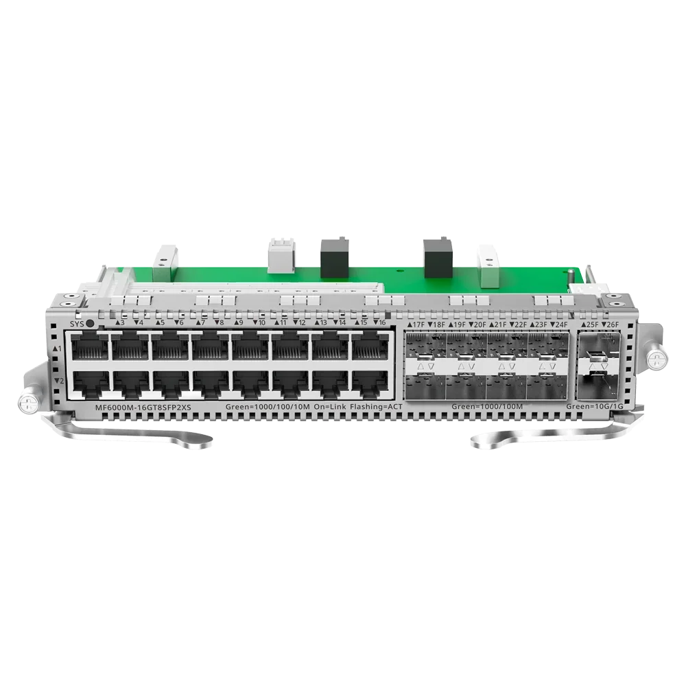 RUIJIE REYEE RG-MF6000M-16GT8SFP2XS E-Lighten Tarjeta Modular 16Gb 8SFP Gb 2SFP+ 10G para Switch