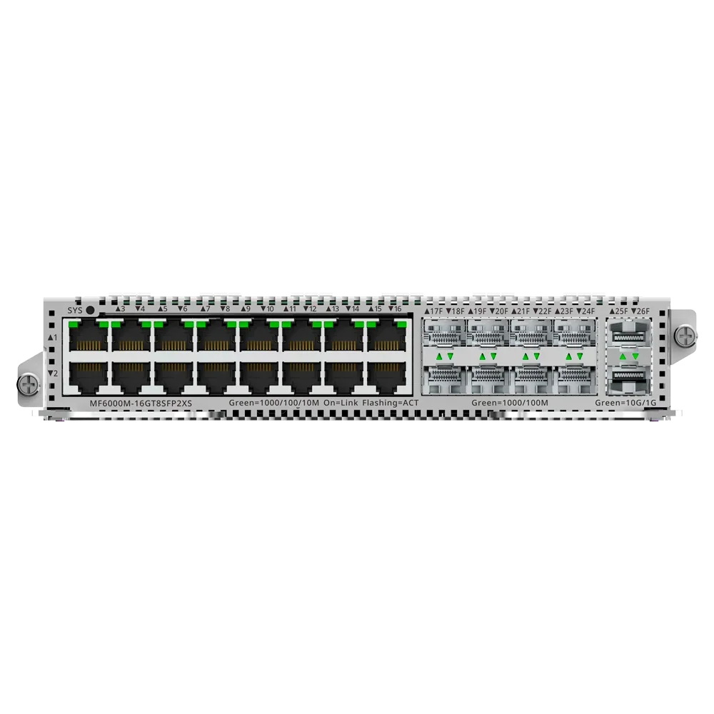 RUIJIE REYEE RG-MF6000M-16GT8SFP2XS E-Lighten Tarjeta Modular 16Gb 8SFP Gb 2SFP+ 10G para Switch