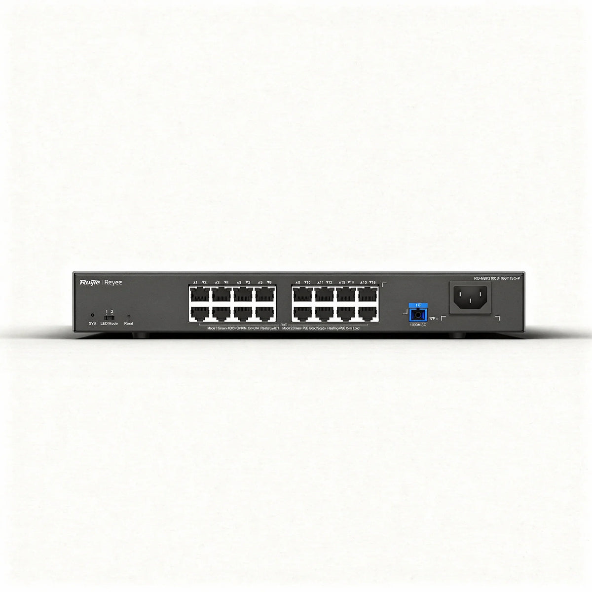 RUIJIE REYEE RG-NBF2100S-16GT1SC-P E-Lighten Switch PoE 16 Puertos Gigabit + 1SC L2 Cloud