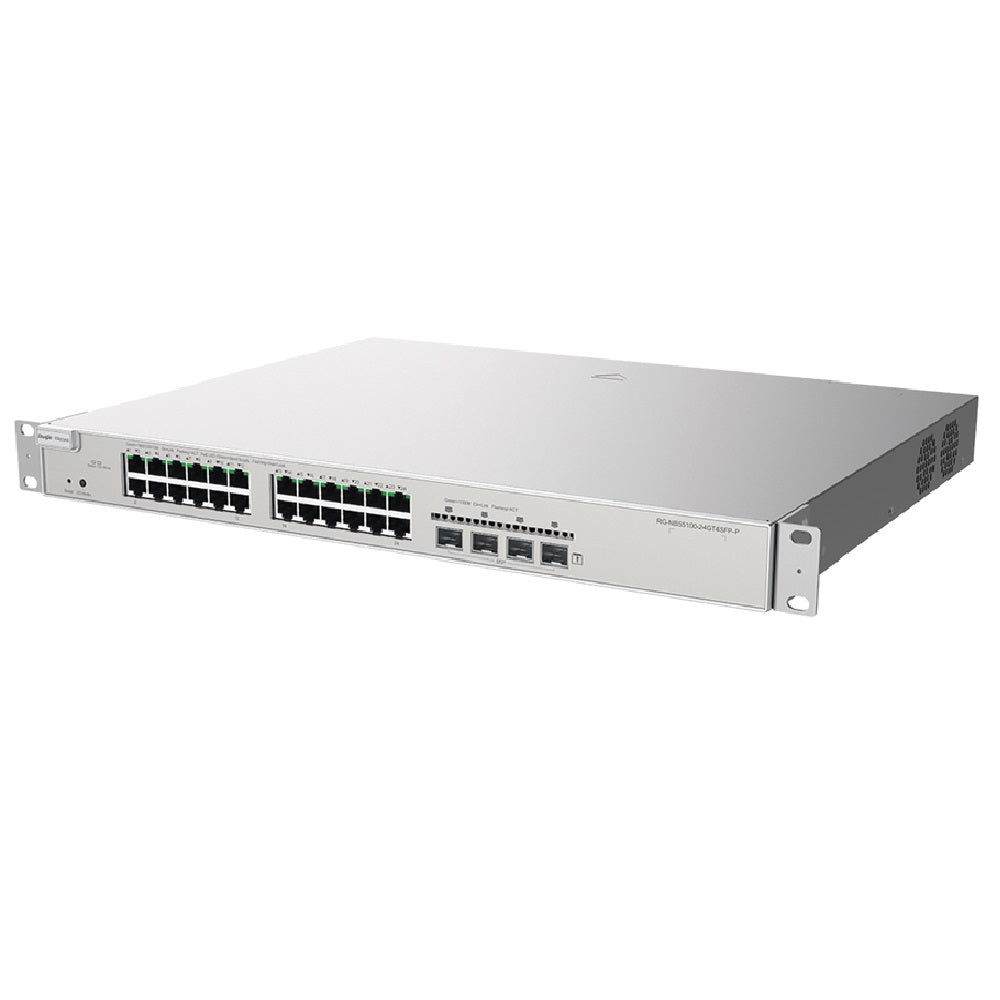 RUIJIE REYEEE RG-NBS5200-24GT4XS-P Switch 24 Puertos PoE Gb 4SFP 10G L3 Cloud