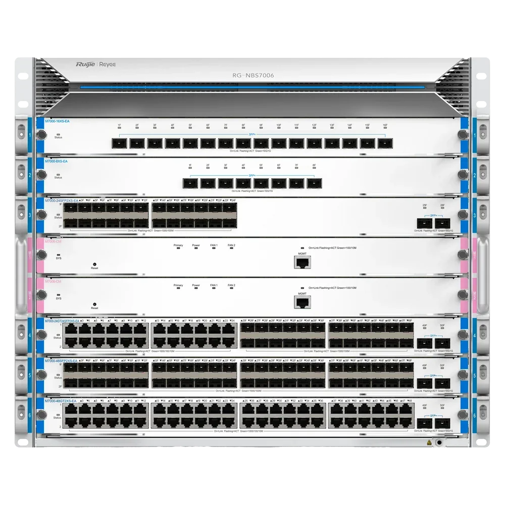 RUIJIE REYEE RG-NBS7006 Switch Modular 6 Puertos Gigabit PoE+ Cloud L3