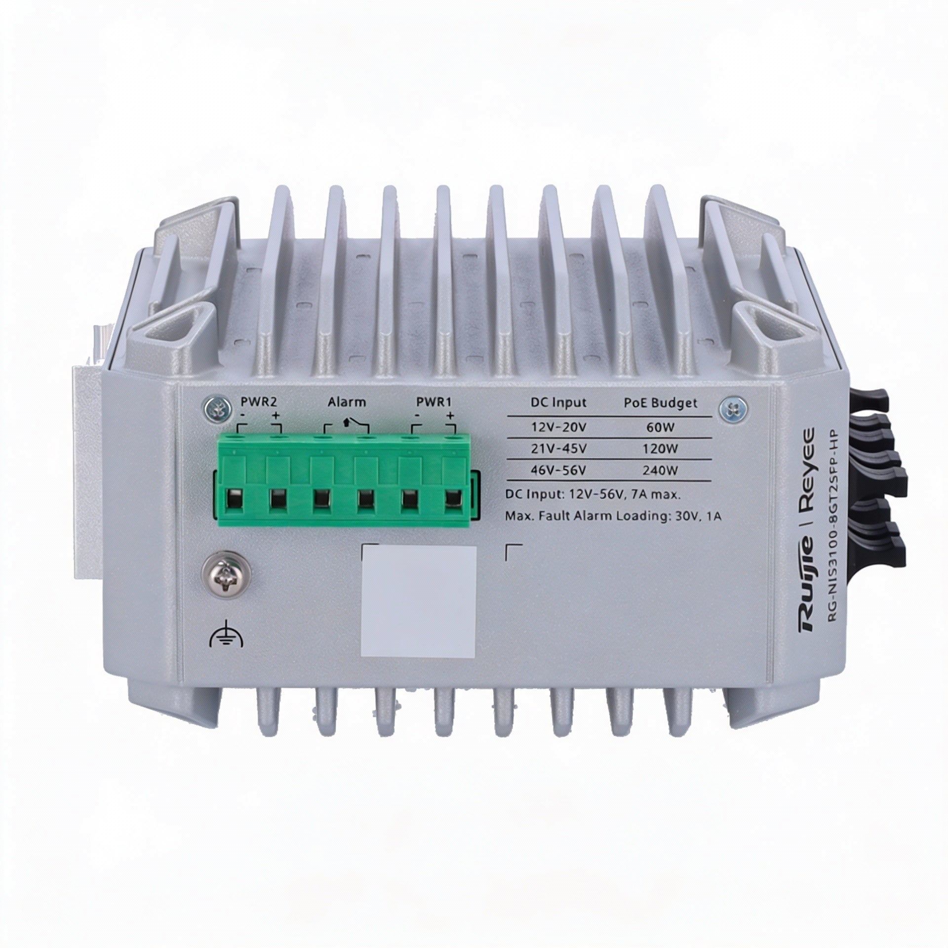 RUIJIE REYEE RG-NIS3100-8GT2SFP-HP Switch Industrial PoE 8 Puertos Gigabit + 2SFP
