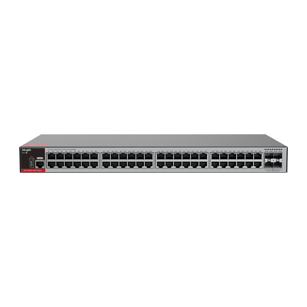 RUIJIE REYEE RG-S2915-48GT4MS-L Switch 48 Puertos Gb 4Uplinks SFP+ L2