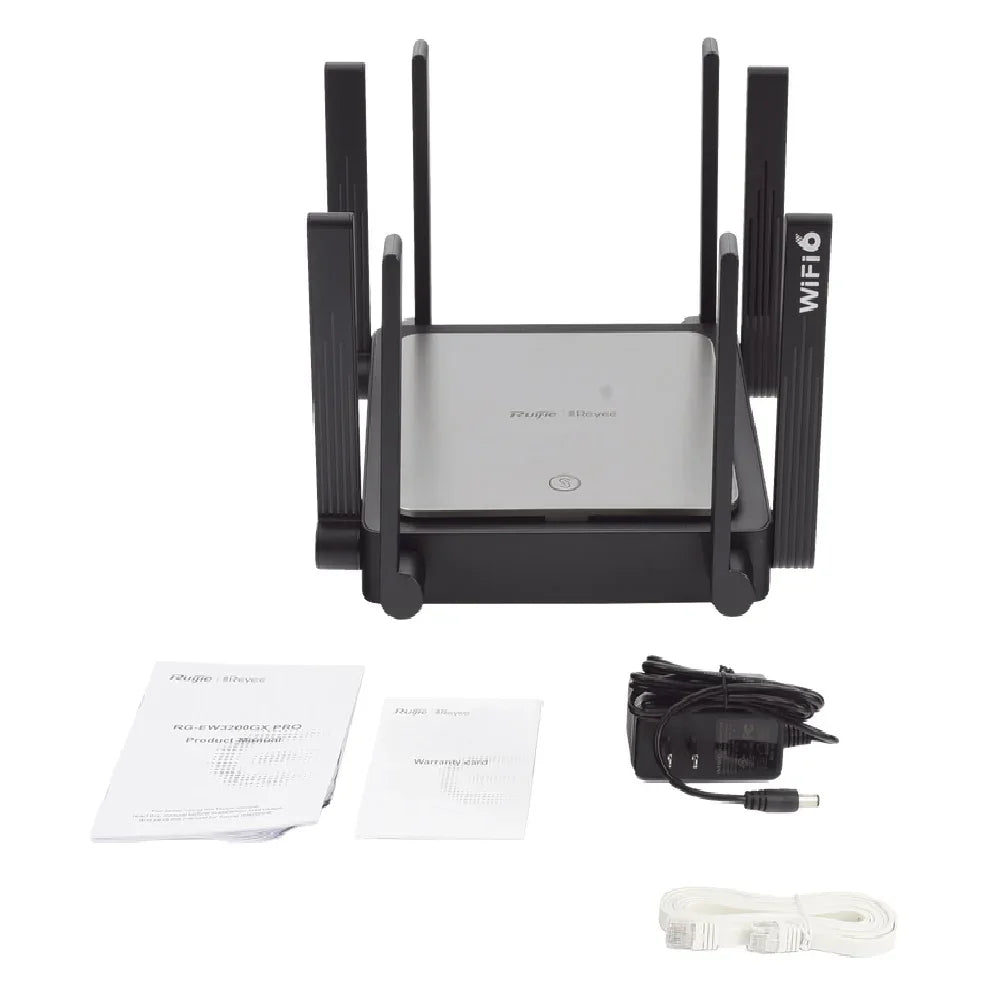 RUIJIE REYEE RG-EW3200GX PRO Router WiFi 6 AX3200 Doble Banda Cloud