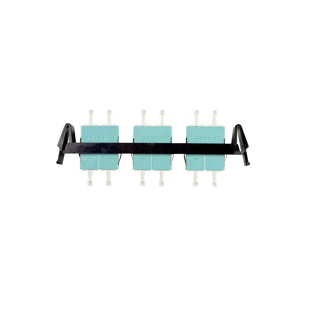 SIEMON RIC-F-LCQ24-01C Panel FO, 24 Quick-Pack, 6 Conectores LC Quad ,MM- M Negro