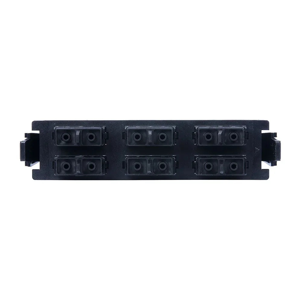 SIEMON RIC-F-SC12-01 Panel FO, con 12 Acopladores, SC MM-SM Color Negro