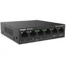 RUIJIE RG-ES106D-P V2 Switch 4 POE+ ports 54w and 2 Uplink 10/100 non-manageable