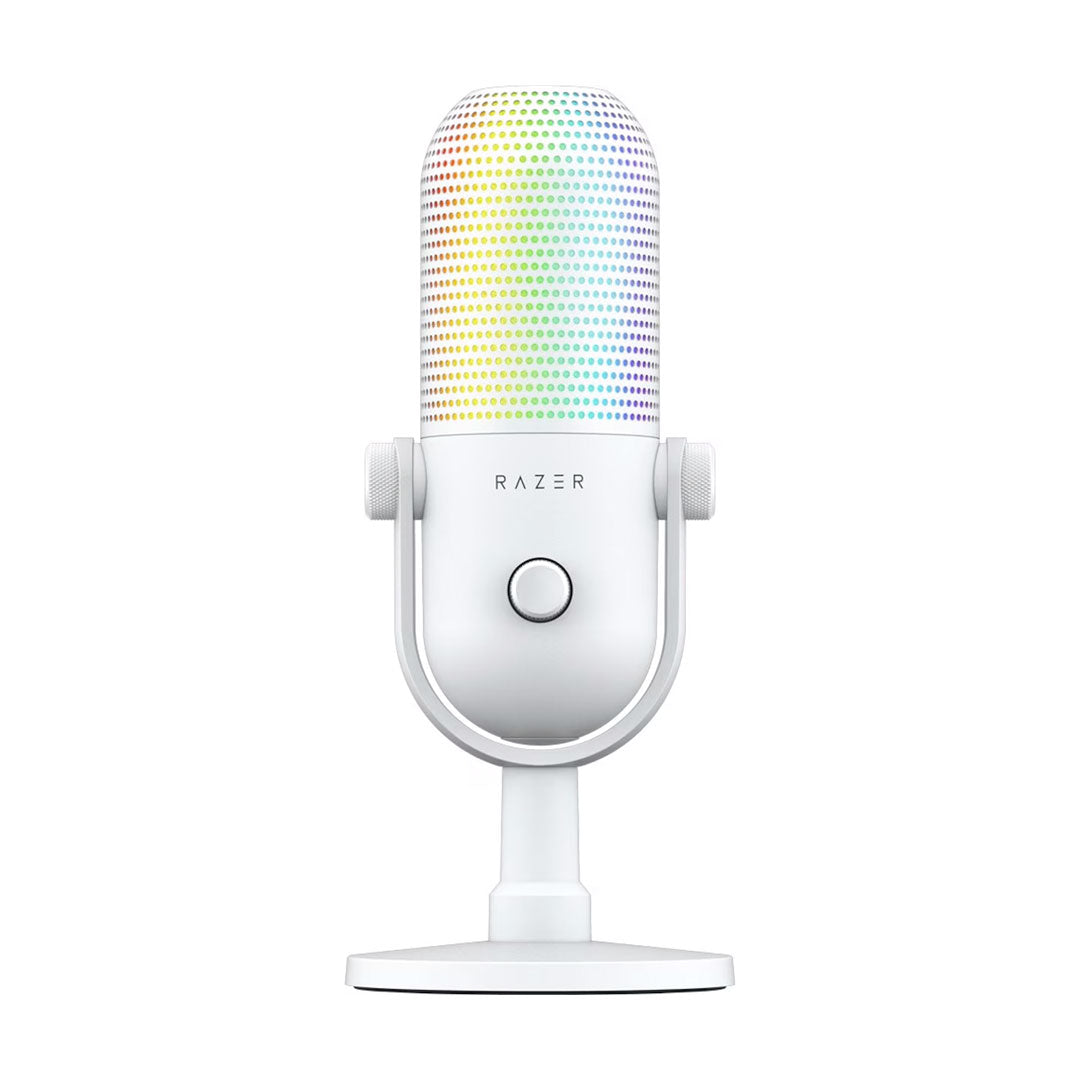 RAZER Seiren V3 Chroma Microfono RGB Tactil USB Color Blanco