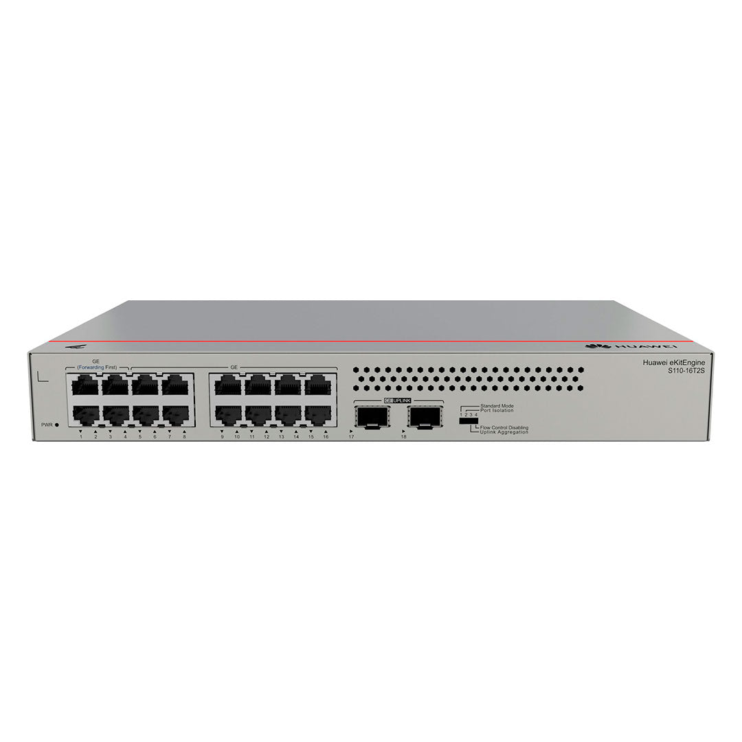 HUAWEI S110-16T2S Switch Gigabit 16 Puertos 2SFP no administrado L2