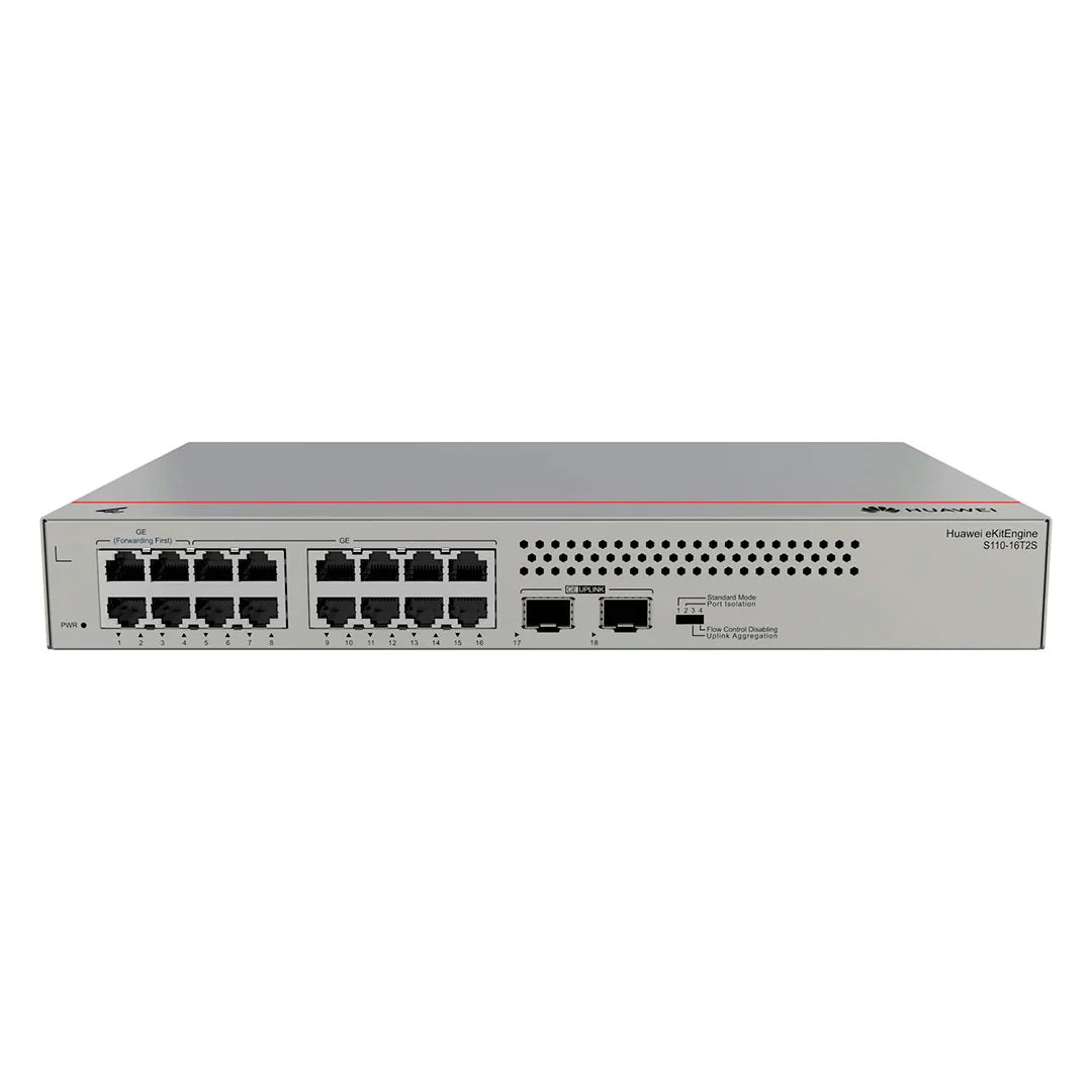 HUAWEI S110-16T2S Switch Gigabit 16 Puertos 2SFP no administrado L2 98012200