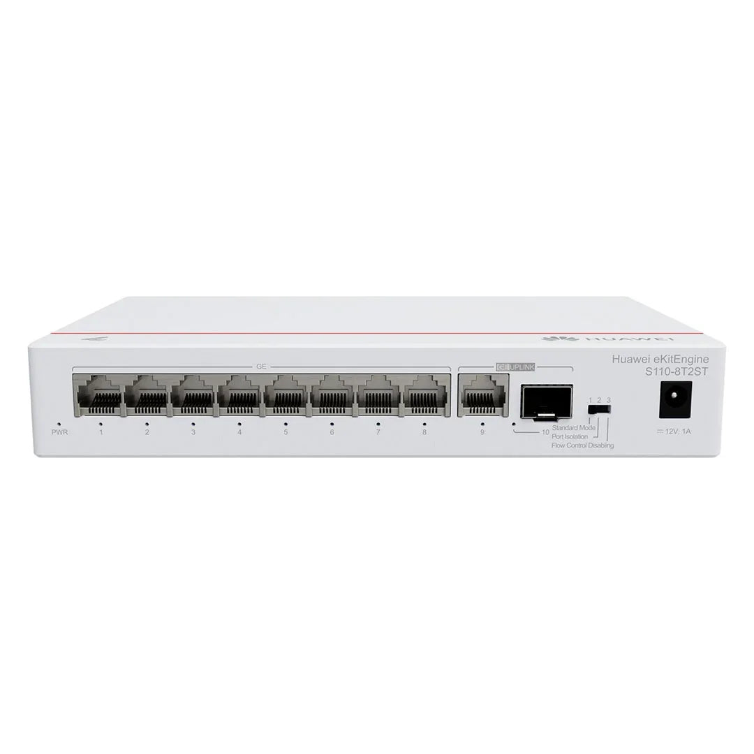 HUAWEI S110-8T2ST Switch Gigabit 8 Puertos + Combo SFP No administrable 98012199