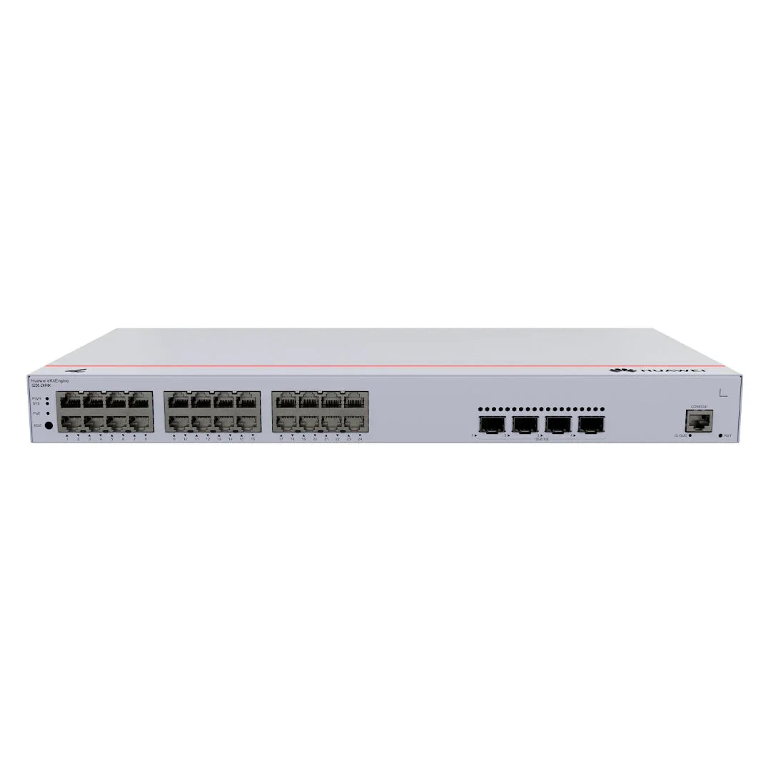 HUAWEI eKIT S220-24P4X Switch PoE 24 Puertos Gigabit 4SFP+ 10GB 400W L2 98012376