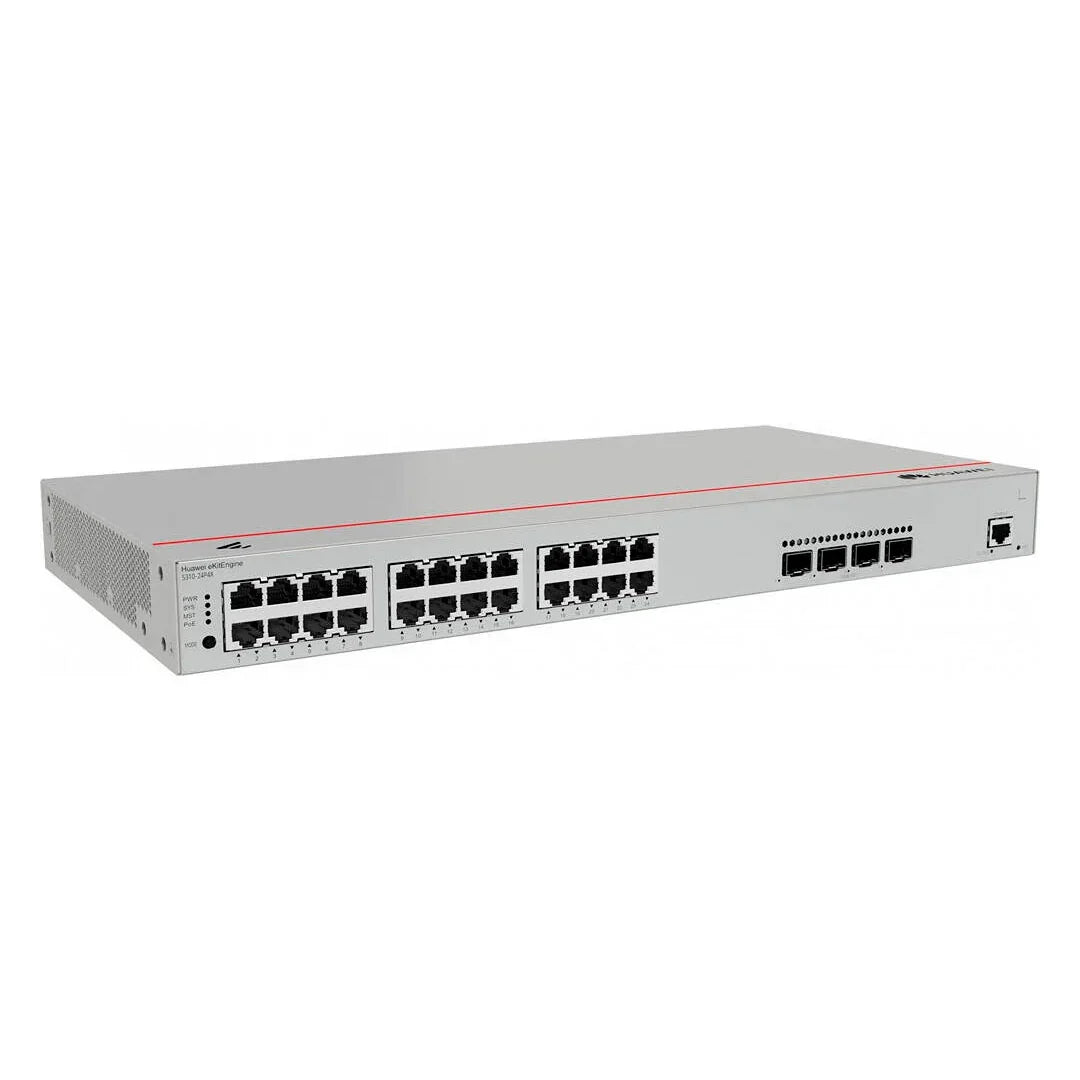 HUAWEI eKIT S310-24P4X Switch PoE 24 Puertos Gigabit 4SFP+ 10GB 400W Administrable L3