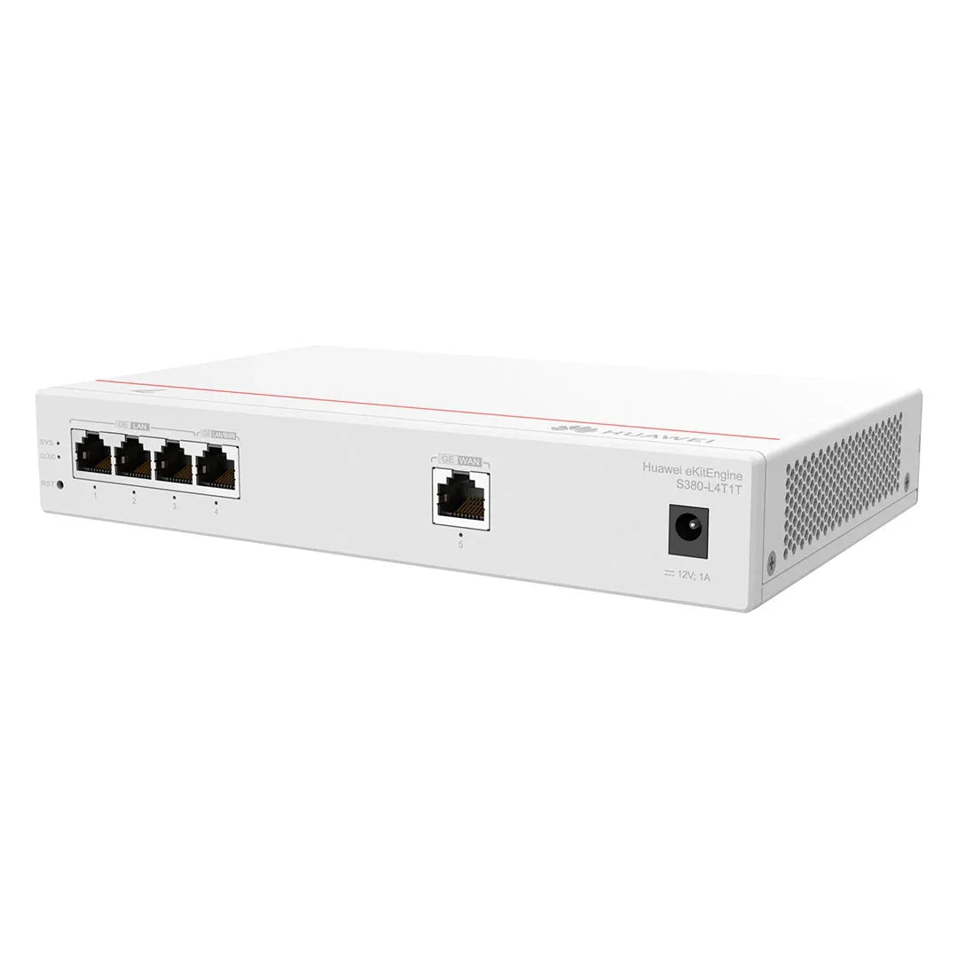 HUAWEI eKIT S380-L4T1T Router Gateway Multiservicio 4 Puertos Gigabit 1 WAN 512Mb