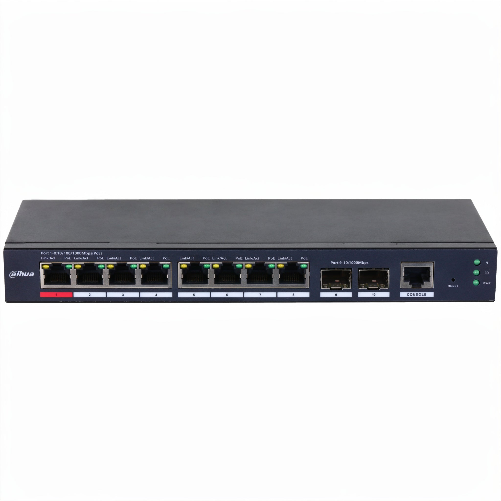 DAHUA S4210-8GT-110 Switch 8 Puertos PoE Gigabit 110W PoE Watchdog