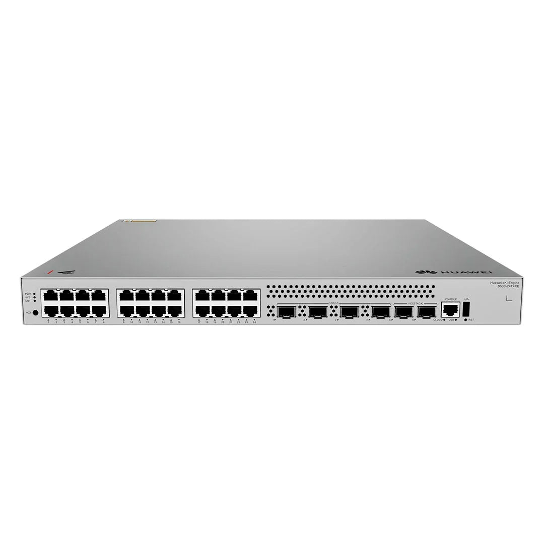 HUAWEI S530-24T4XE Switch de Red 24 Puertos Gigabit 4SFP+ 2 Stack Administrable L3