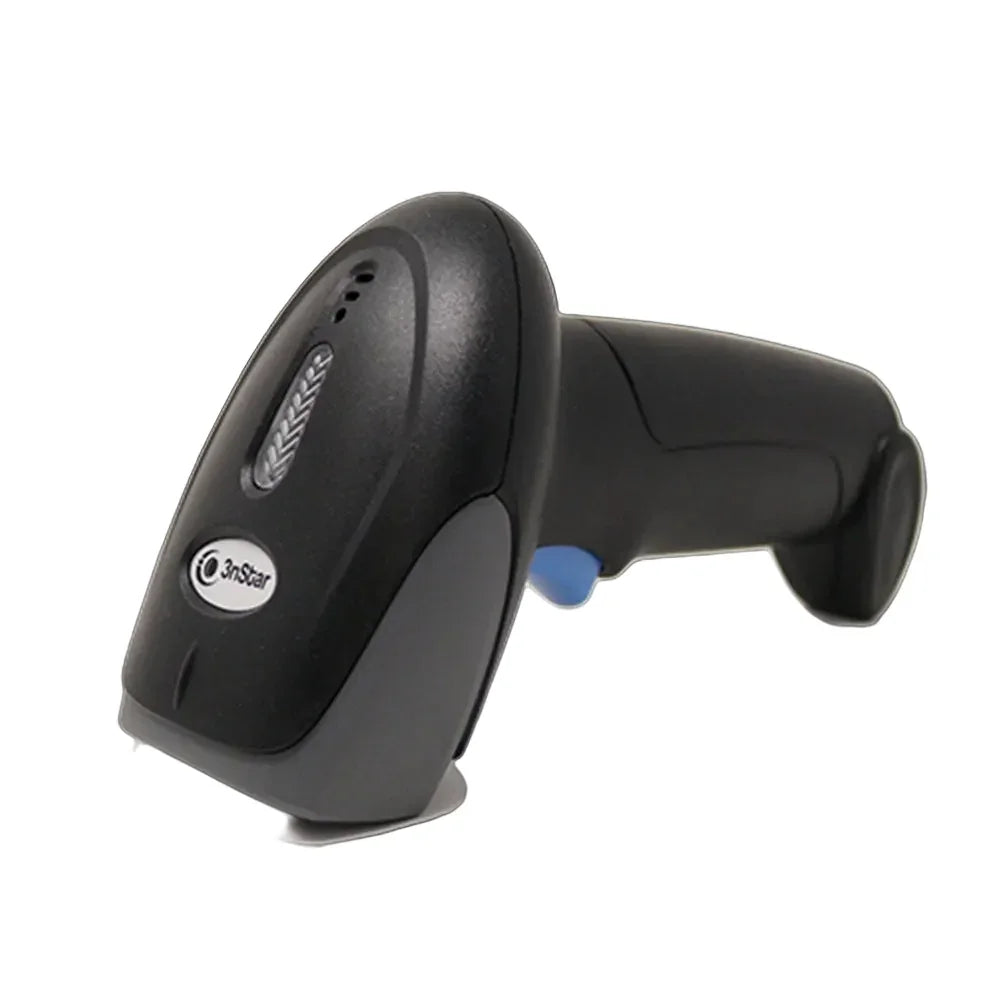 3NSTAR SC050 Escáner Lector de Código de Barras 1D IP54 USB en Serie Base Incluida