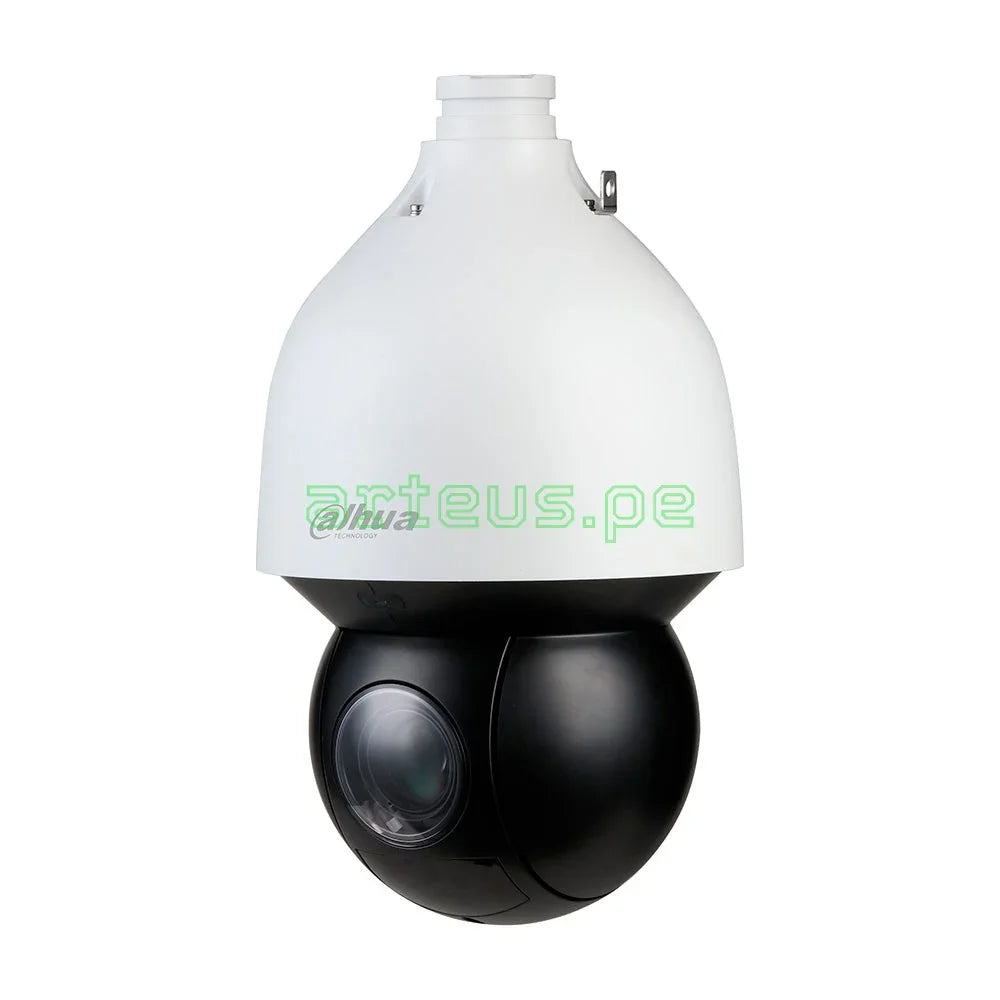 Cámara de seguridad PTZ domo Dahua para videovigilancia y monitoreo electrónico.