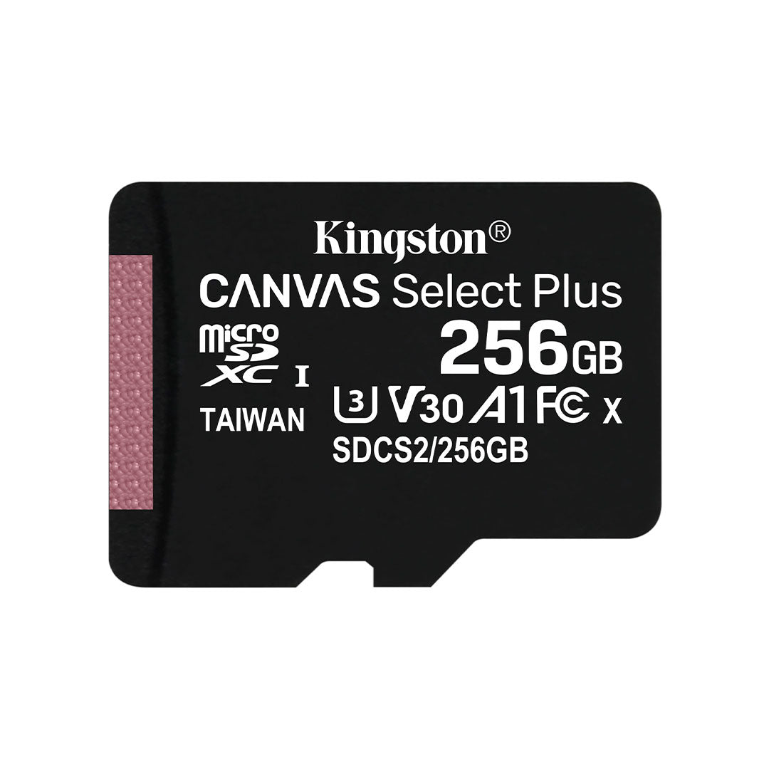 KINGSTON SDCS2/256GB Memoria microSD 256GB Canvas Select C10 con adaptador SD