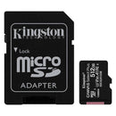 KINGSTON SDCS2/512GB Memoria microSD 512GB Canvas Select C10 con adaptador SD